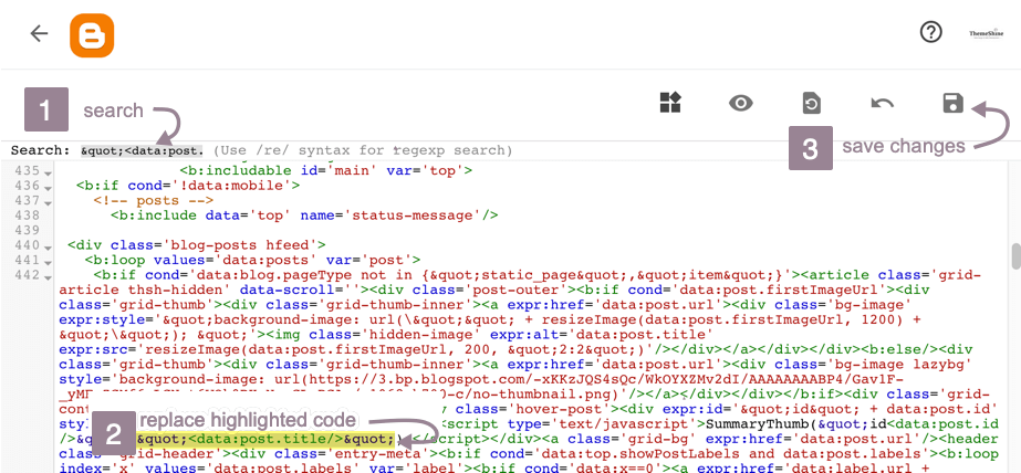 blogger html code